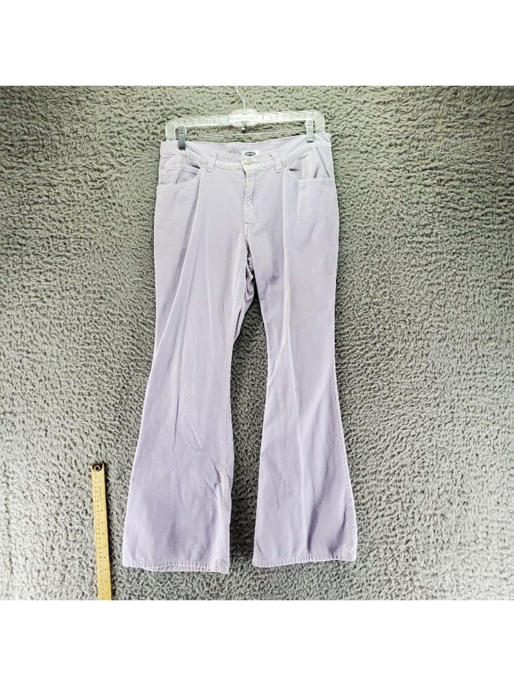 Old Navy Jeans Girls 16 Lavender Purple Corduroy Flare Leg Stretch
